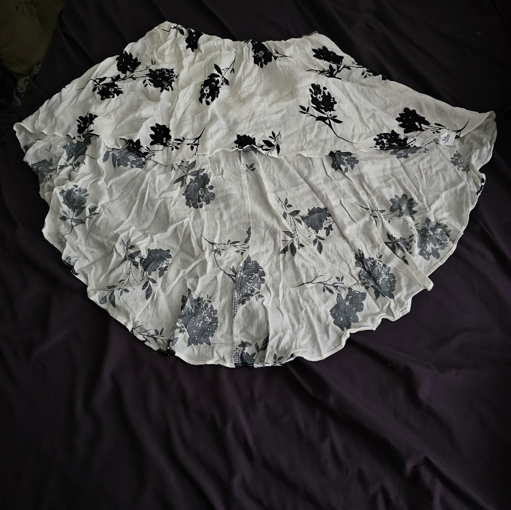 Flowy, high low tube top